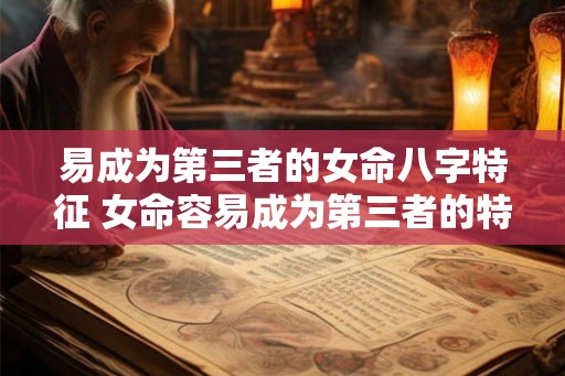 易成为第三者的女命八字特征 女命容易成为第三者的特征是什么 易成为第三者的女命八字特征 女命容易成为第三者的特征是什么
