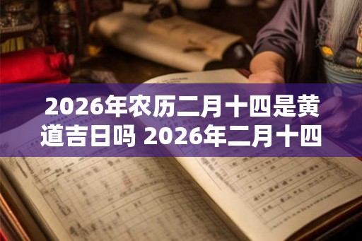 2026年农历二月十四是黄道吉日吗 2026年二月十四黄道吉日吗