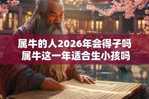 属牛的人2026年会得子吗 属牛这一年适合生小孩吗