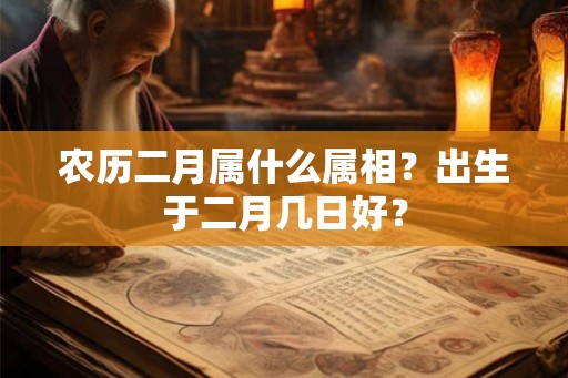 农历二月属什么属相？出生于二月几日好？