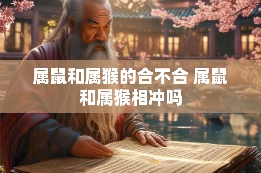 属鼠和属猴的合不合 属鼠和属猴相冲吗