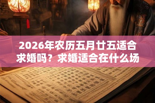 2026年农历五月廿五适合求婚吗？求婚适合在什么场所？