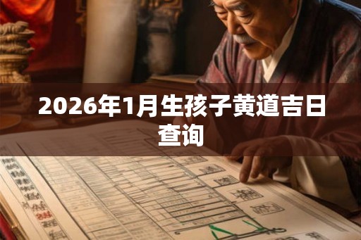 2026年1月生孩子黄道吉日查询