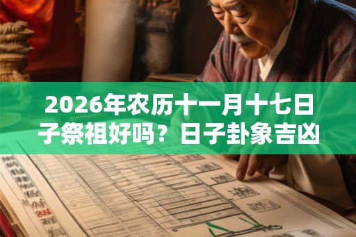 2026年农历十一月十七日子祭祖好吗？日子卦象吉凶？