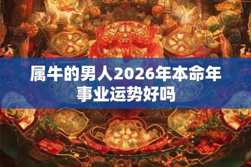 属牛的男人2026年本命年事业运势好吗