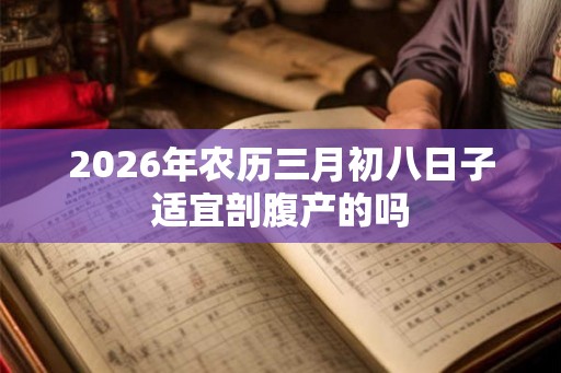 2026年农历三月初八日子适宜剖腹产的吗