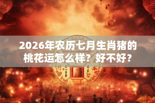 2026年农历七月生肖猪的桃花运怎么样?好不好? 2026年农历七月生肖猪的桃花运怎么样?好不好?