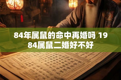 84年属鼠的命中再婚吗 1984属鼠二婚好不好