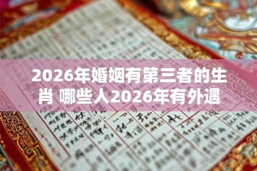 2026年婚姻有第三者的生肖 哪些人2026年有外遇 2026年婚姻有第三者的生肖 哪些人2026年有外遇