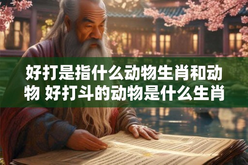 好打是指什么动物生肖和动物 好打斗的动物是什么生肖
