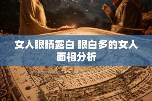 女人眼睛露白 眼白多的女人面相分析