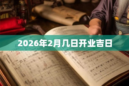 2026年2月几日开业吉日