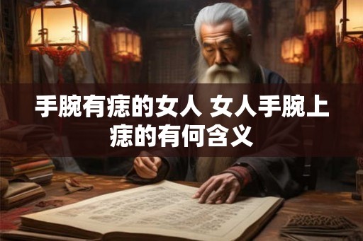 手腕有痣的女人 女人手腕上痣的有何含义