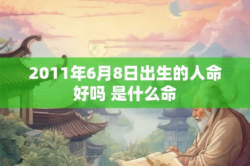 2011年6月8日出生的人命好吗 是什么命 2011年6月8日出生的人命好吗 是什么命