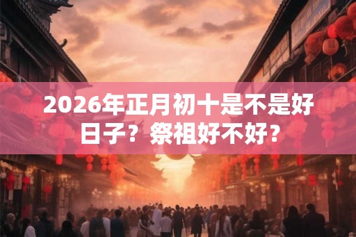2026年正月初十是不是好日子？祭祖好不好？