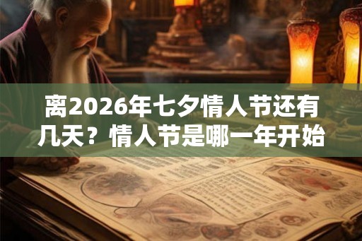 离2026年七夕情人节还有几天？情人节是哪一年开始的？