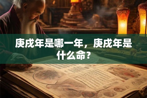 庚戌年是哪一年,庚戌年是什么命? 庚戌年是哪一年,庚戌年是什么命?