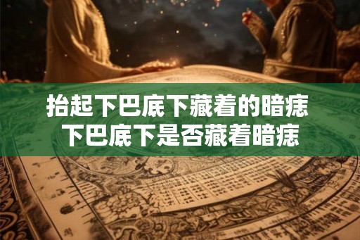抬起下巴底下藏着的暗痣 下巴底下是否藏着暗痣