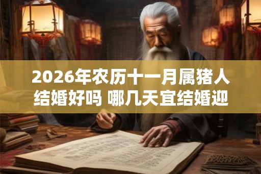 2026年农历十一月属猪人结婚好吗 哪几天宜结婚迎娶 2026年农历十一月属猪人结婚好吗 哪几天宜结婚迎娶