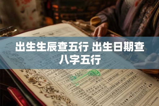 出生生辰查五行 出生日期查八字五行 出生生辰查五行 出生日期查八字五行