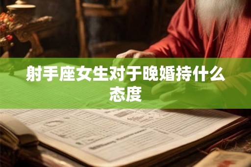 射手座女生对于晚婚持什么态度