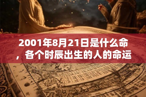 2001年8月21日是什么命，各个时辰出生的人的命运