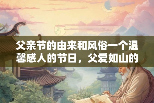 父亲节的由来和风俗一个温馨感人的节日，父爱如山的见证