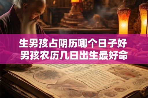生男孩占阴历哪个日子好 男孩农历几日出生最好命