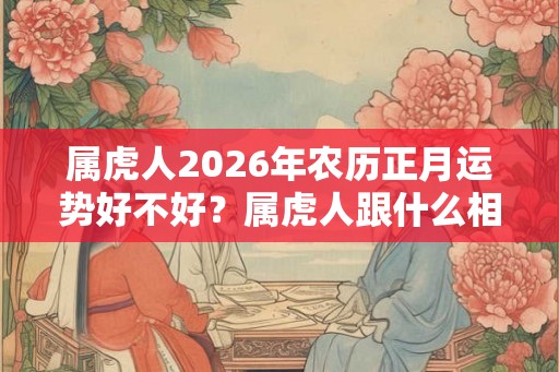属虎人2026年农历正月运势好不好？属虎人跟什么相冲？
