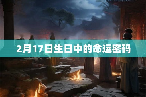 2月17日生日中的命运密码