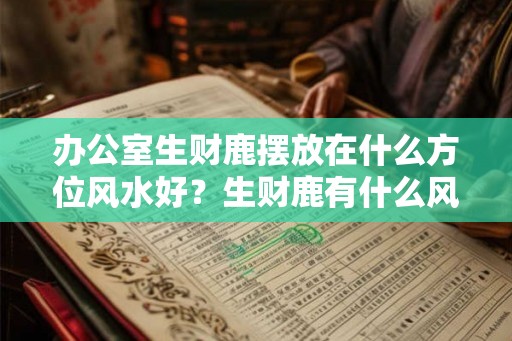办公室生财鹿摆放在什么方位风水好？生财鹿有什么风水讲究？