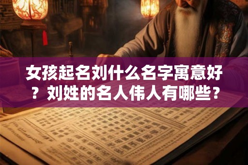 女孩起名刘什么名字寓意好?刘姓的名人伟人有哪些? 女孩起名刘什么名字寓意好?刘姓的名人伟人有哪些?