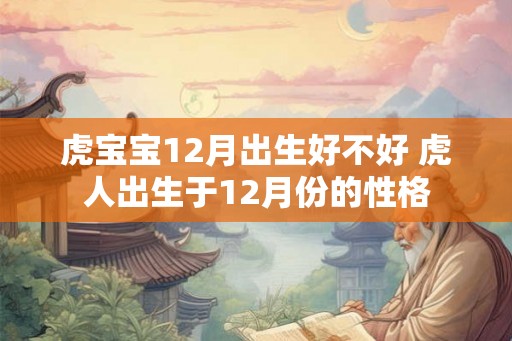 虎宝宝12月出生好不好 虎人出生于12月份的性格