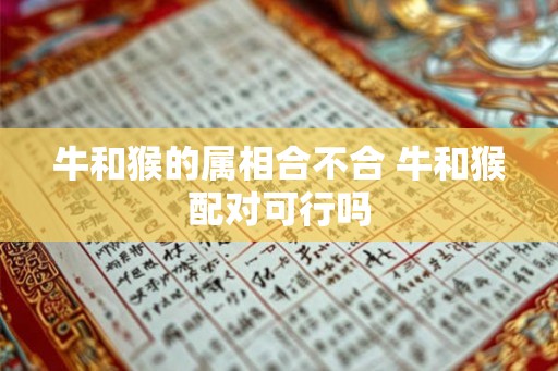 牛和猴的属相合不合 牛和猴配对可行吗 牛和猴的属相合不合 牛和猴配对可行吗