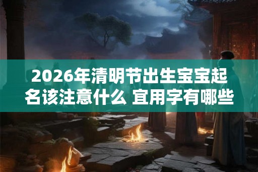 2026年清明节出生宝宝起名该注意什么 宜用字有哪些