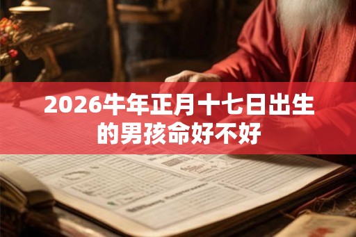 2026牛年正月十七日出生的男孩命好不好