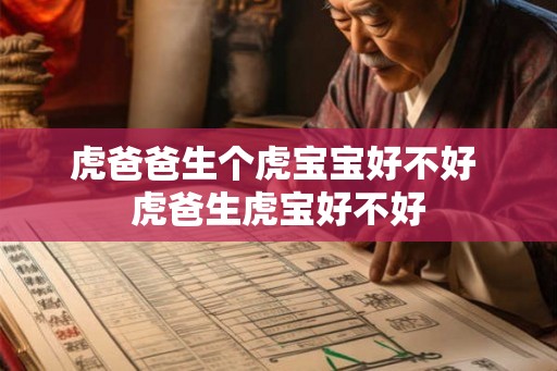 虎爸爸生个虎宝宝好不好 虎爸生虎宝好不好