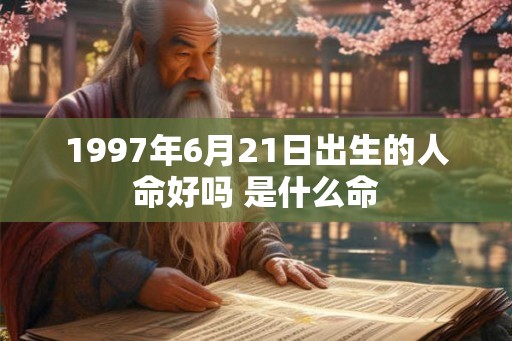 1997年6月21日出生的人命好吗 是什么命