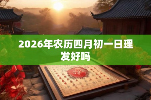 2026年农历四月初一日理发好吗