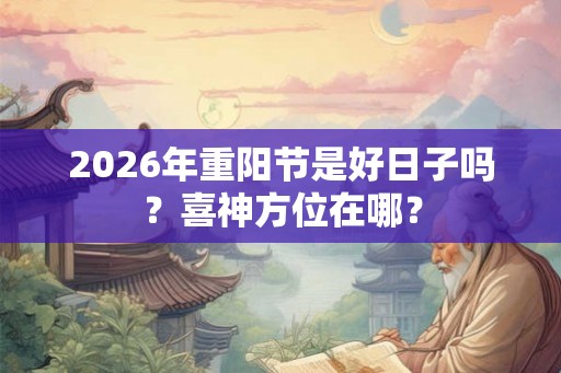 2026年重阳节是好日子吗？喜神方位在哪？