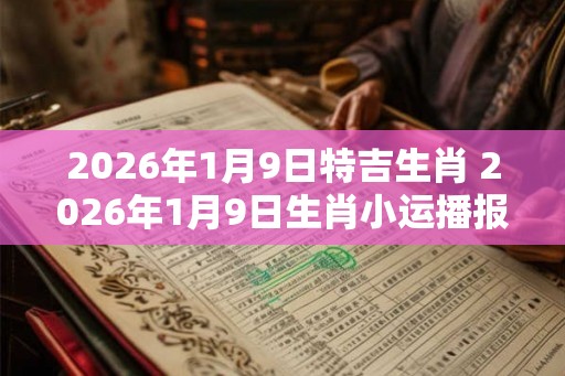 2026年1月9日特吉生肖 2026年1月9日生肖小运播报