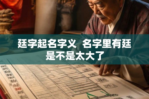 廷字起名字义 名字里有廷是不是太大了 廷字起名字义 名字里有廷是不是太大了