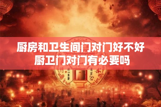 厨房和卫生间门对门好不好 厨卫门对门有必要吗