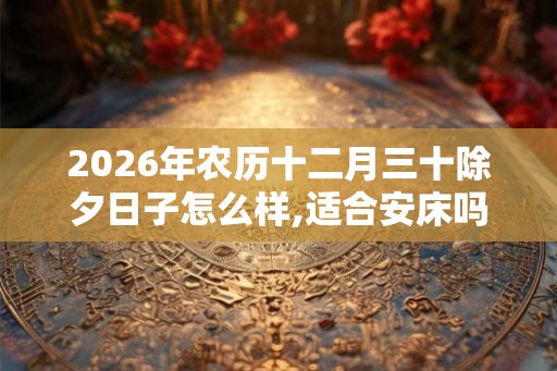 2026年农历十二月三十除夕日子怎么样,适合安床吗？