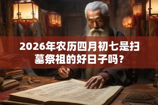2026年农历四月初七是扫墓祭祖的好日子吗？