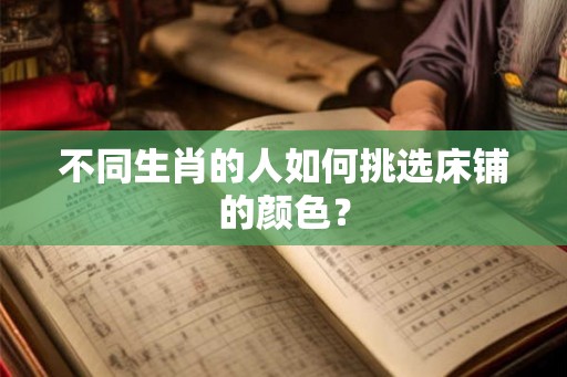 不同生肖的人如何挑选床铺的颜色？