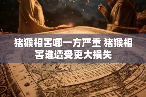 猪猴相害哪一方严重 猪猴相害谁遭受更大损失 猪猴相害哪一方严重 猪猴相害谁遭受更大损失