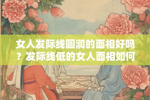 女人发际线圆润的面相好吗？发际线低的女人面相如何？