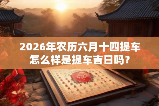 2026年农历六月十四提车怎么样是提车吉日吗? 2026年农历六月十四提车怎么样是提车吉日吗?
