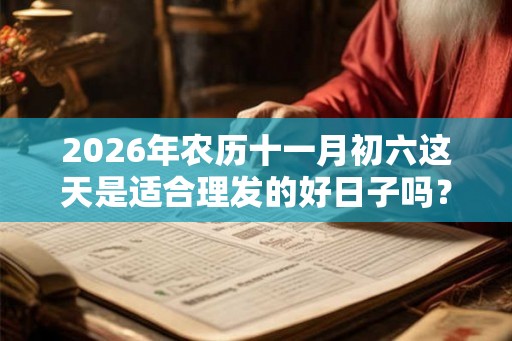 2026年农历十一月初六这天是适合理发的好日子吗？